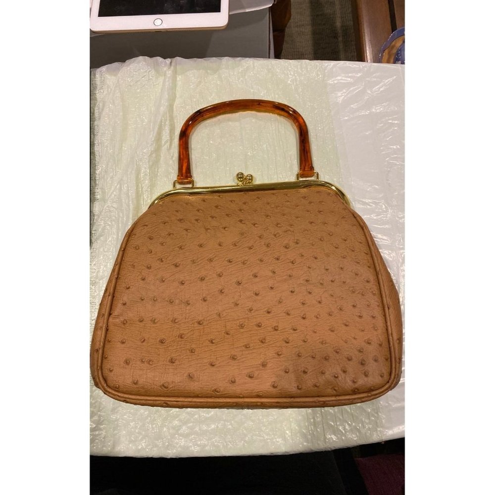 Vintage faux Ostridge Purse